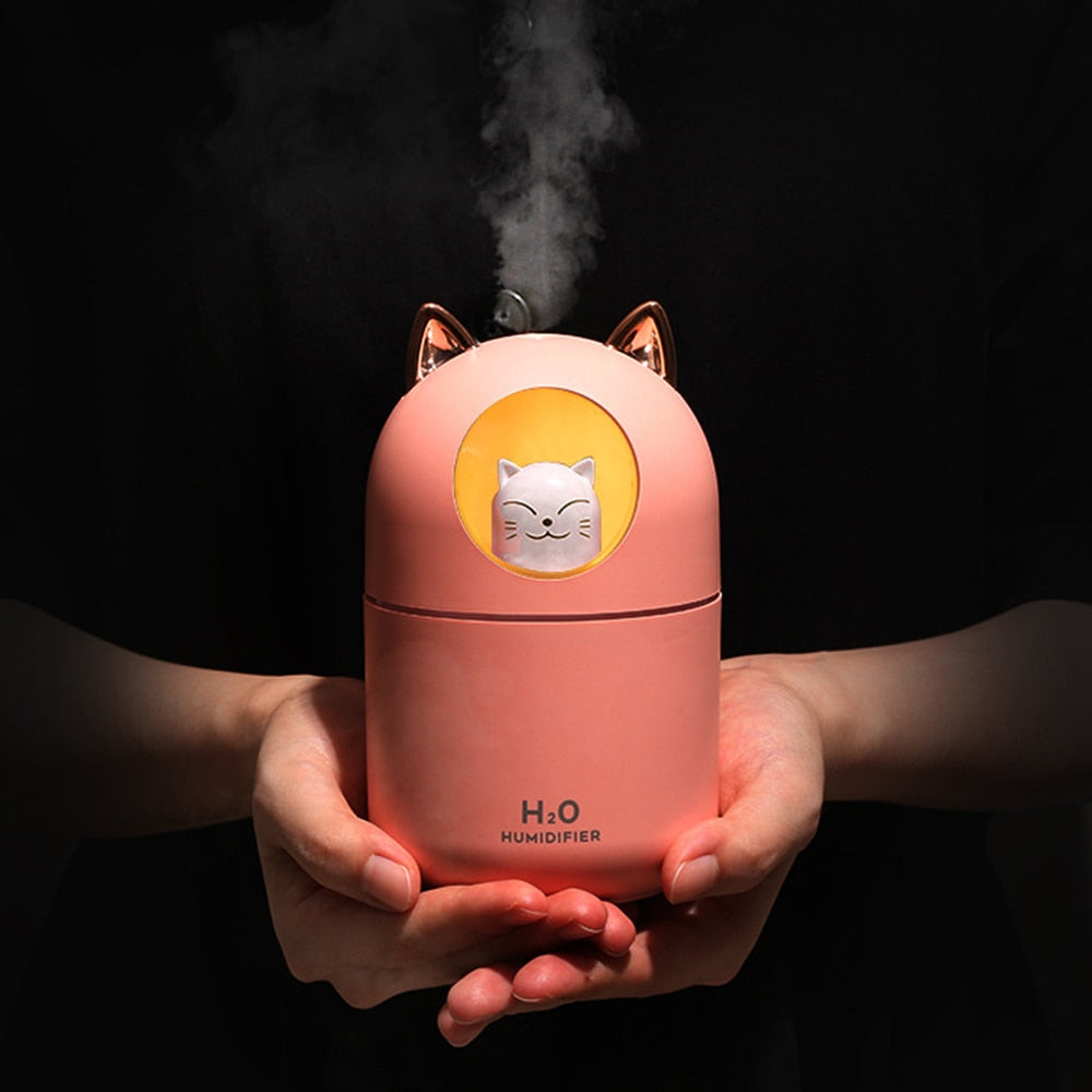H2O Aroma Diffuser 300ML - Humidificateur USB - Humidificateur avec  ultrasons - Wit